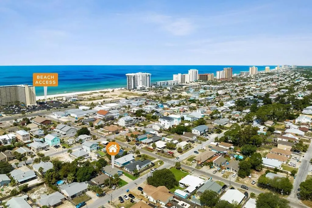 Book Now! Walk To Beach - Large Private Yard - Fire Pit - Dog Friendly Panama City Beach 0*,  United States